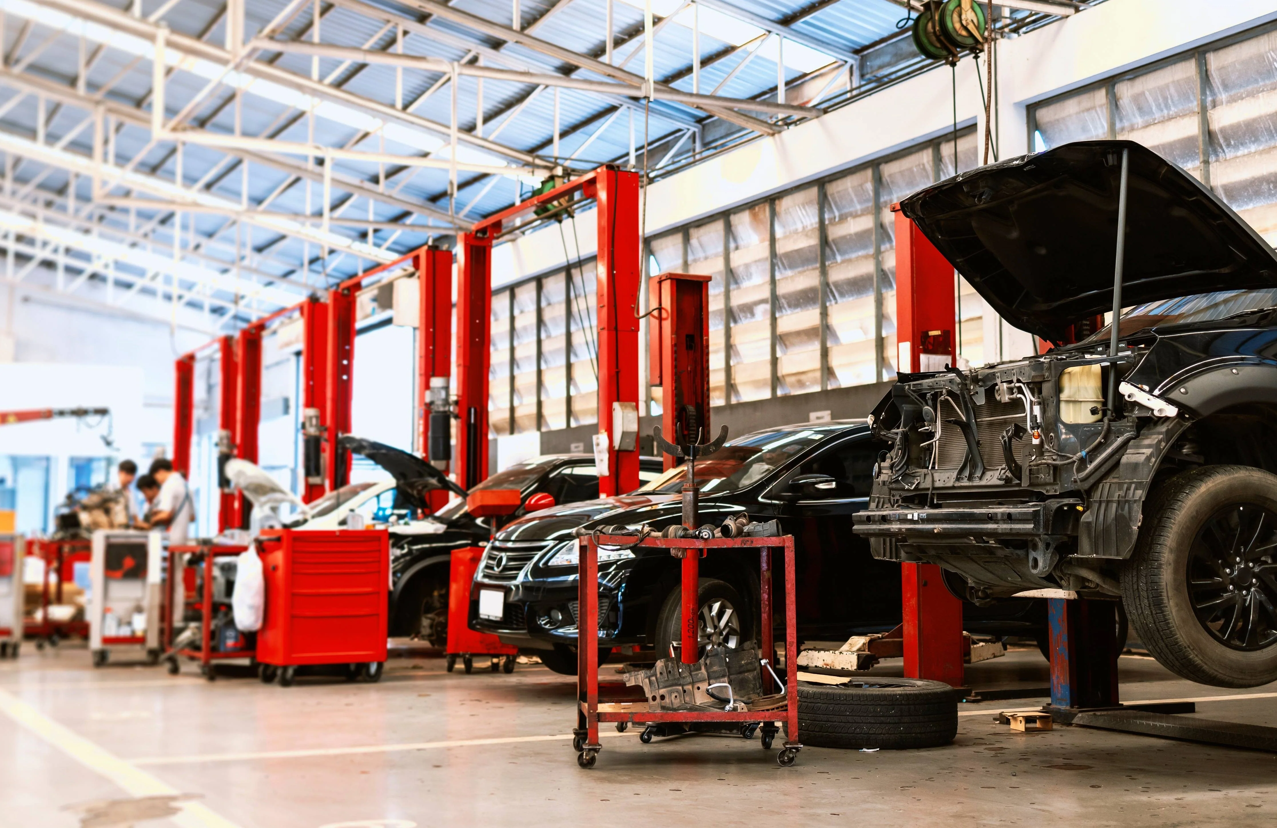 Brake and suspension service